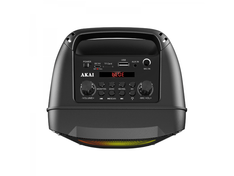 Akai Abts V Portable Bluetooth Speaker With Usb Led Fm Tws For Connecting To A Second